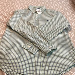 Boys Ralph Lauren plaid oxford shirt